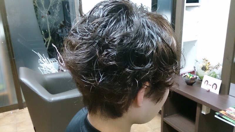 男性ヘア例